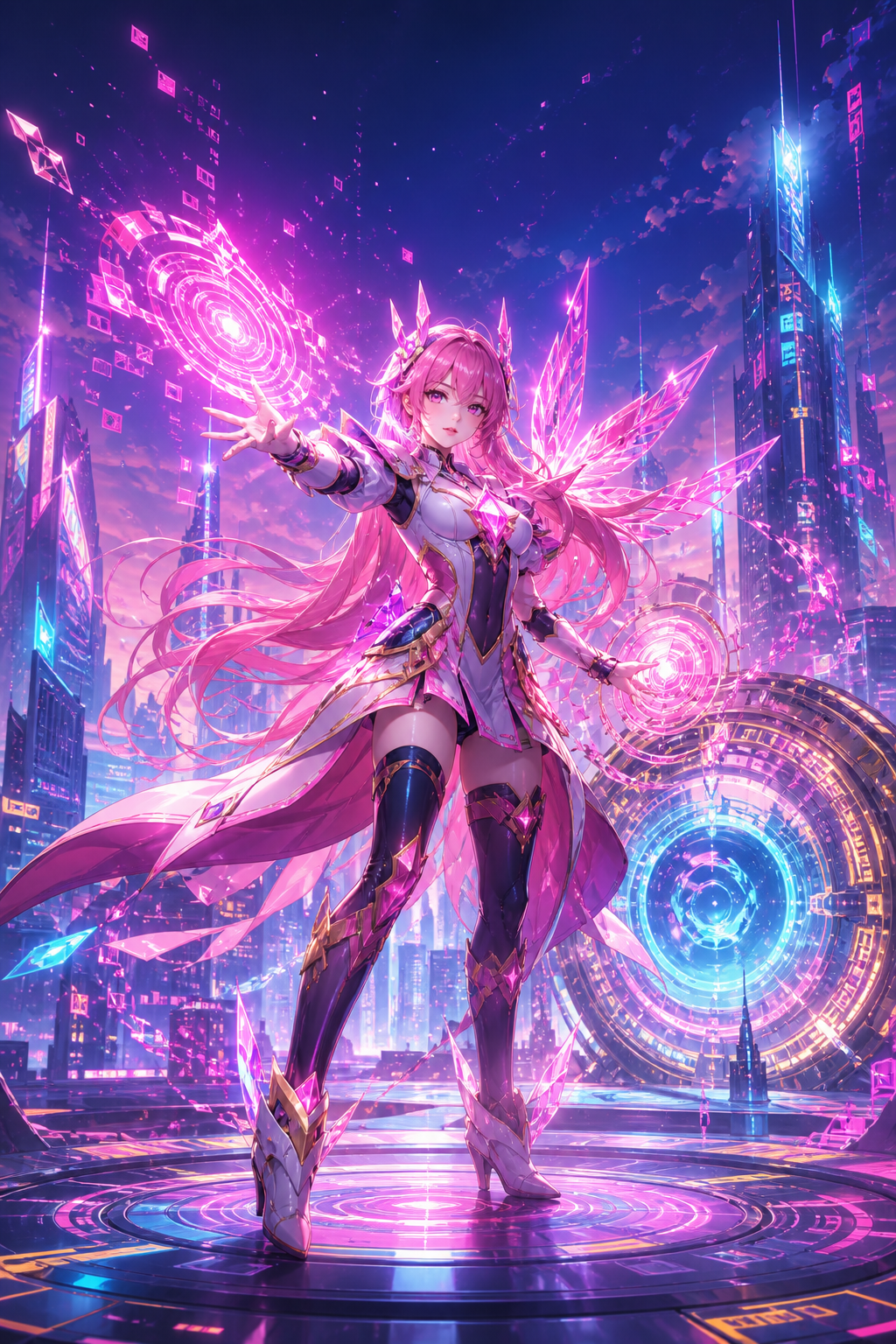 Pink Cyber Magic cover art